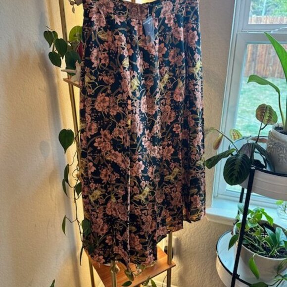 ModCloth Size 8 Floral Chain Horse Print Pleated Midi Skirt NWT - Picture 8 of 8